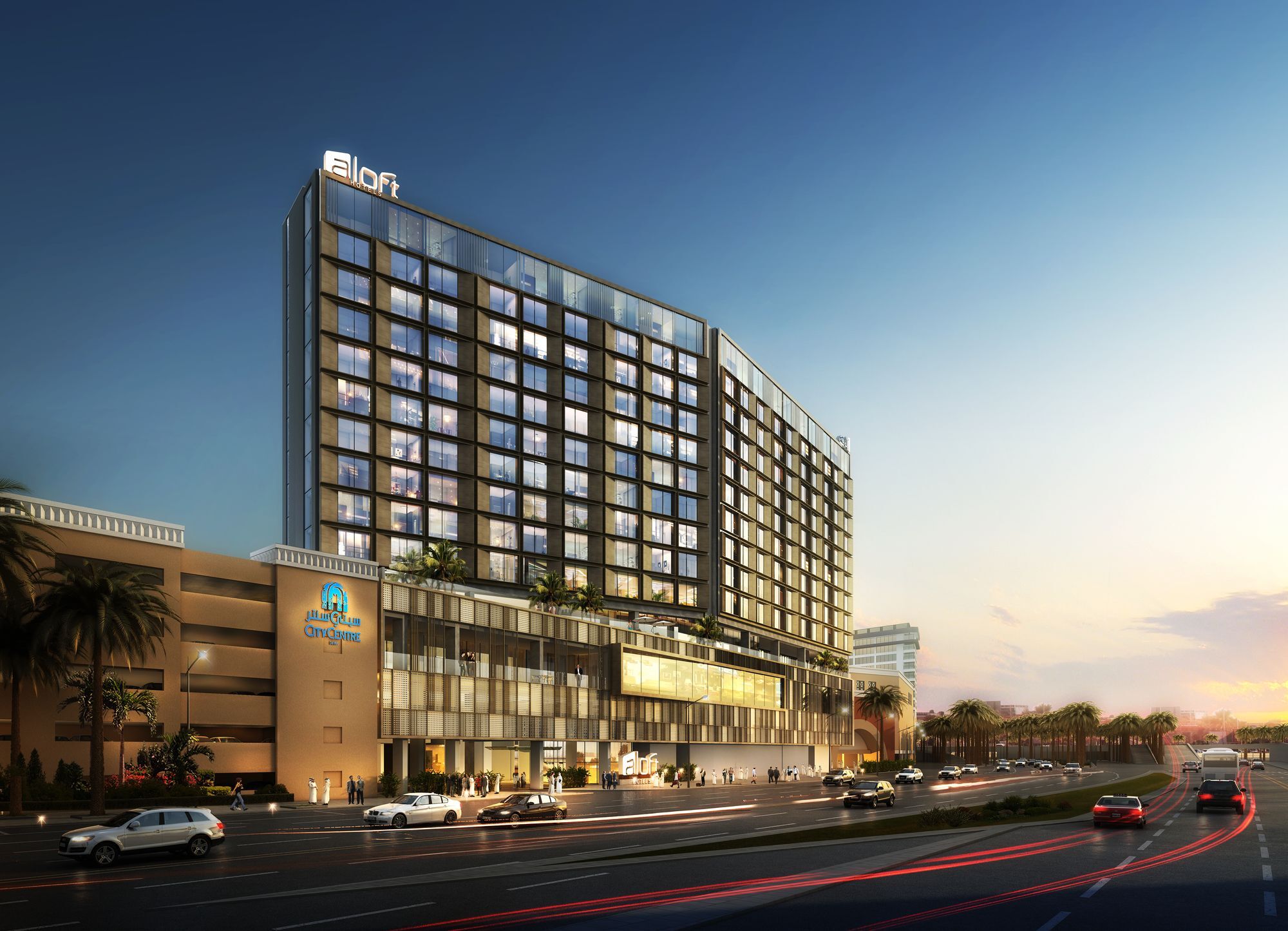 Aloft Dubai Creek Hotel Exterior photo