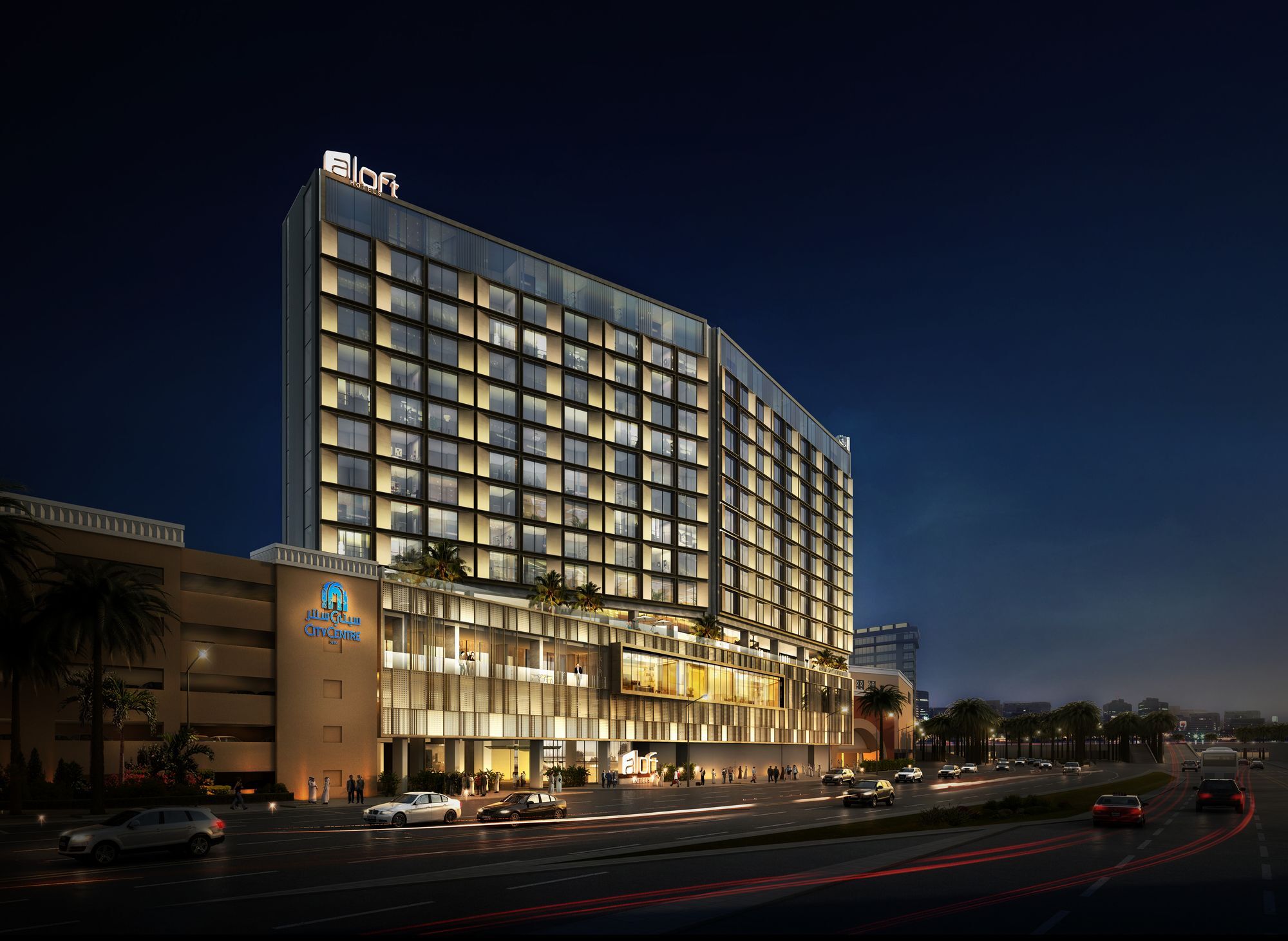 Aloft Dubai Creek Hotel Exterior photo