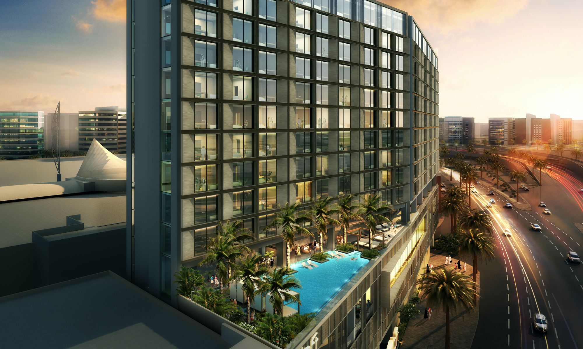 Aloft Dubai Creek Hotel Exterior photo